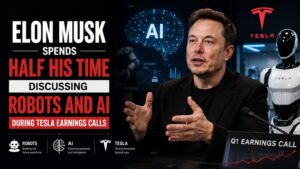 Elon Musk focuses on robots & AI during Tesla earnings calls