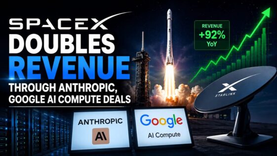 SpaceX Doubles Revenue Through Anthropic, Google AI Compute Deals
