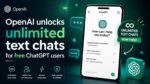 OpenAI unlocks unlimited text chats for free ChatGPT users