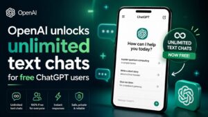 OpenAI unlocks unlimited text chats for free ChatGPT users