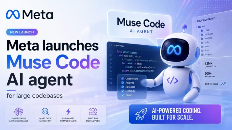 Meta launches Muse Code AI agent for large codebases