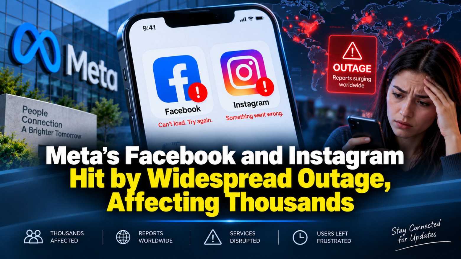 Meta’s Facebook and Instagram Hit by Widespread Outage, Affecting Thousands