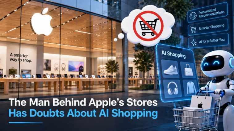 The Man Behind Apple’s Stores Has Doubts About AI Shopping