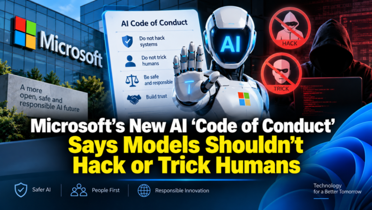 Microsoft’s New AI Code Says Models Shouldn’t Hack Humans
