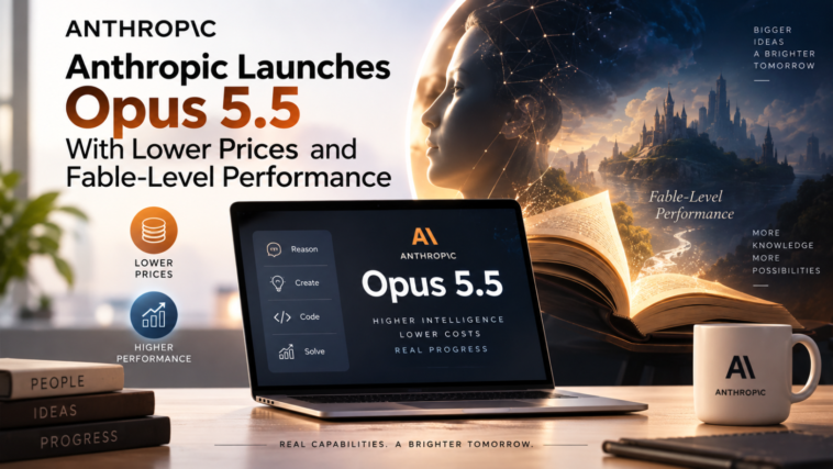 Anthropic Launches Opus 5.5 With Lower Prices and Fable-Level Performance