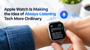 Apple Watch Is Making the Idea of Always-Listening Tech More Ordinary