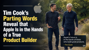 Tim Cook’s Parting Words Reveal that Apple Is in the Hands of a True Product Builder
