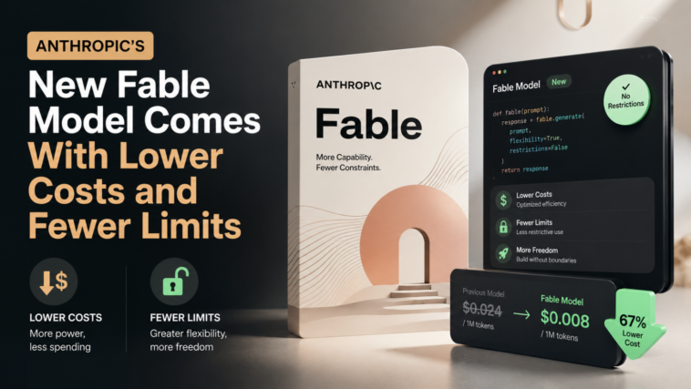 Anthropic’s New Fable Model Comes With Lower Costs and Fewer Limits