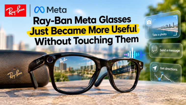 Ray-Ban Meta Glasses Just Became More Useful Without Touching Them
