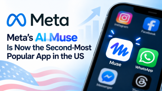 Meta’s AI Muse Is Now the Second-Most Popular App in the US