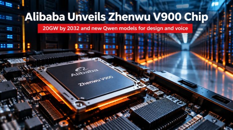 Alibaba Unveils Zhenwu V900 Chip and Aims New Qwen Models at Design, Voice and Translation Work