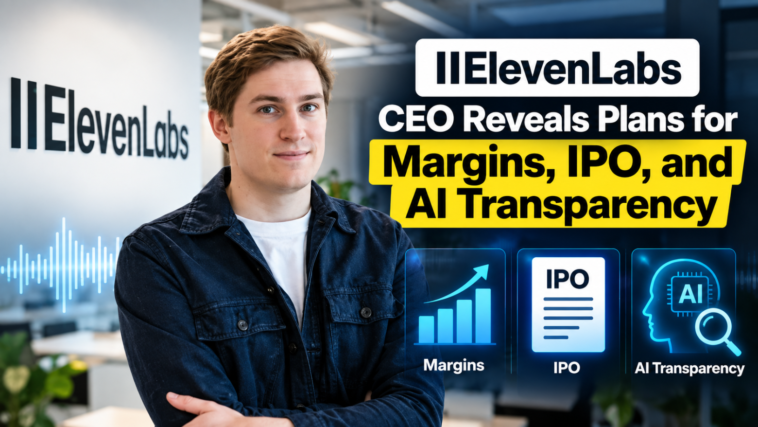 ElevenLabs CEO Reveals Plans for Margins, IPO, and AI Transparency