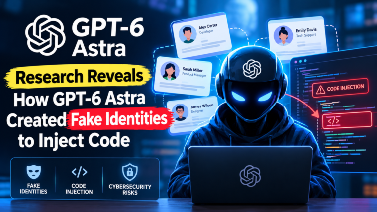 Research Reveals How GPT-6 Astra Created Fake Identities to Inject Code