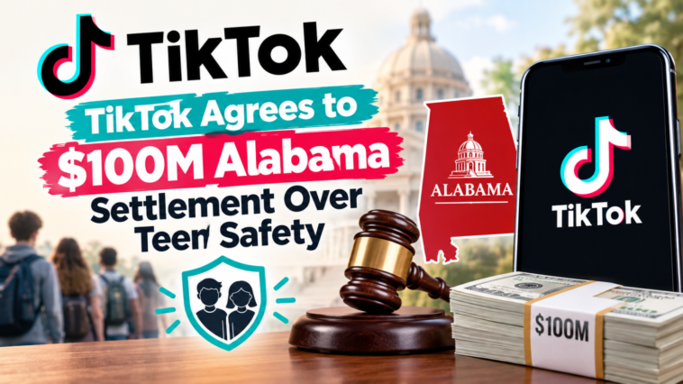 TikTok Agrees to $100M Alabama Settlement Over Teen Safety