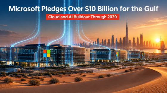 Microsoft Pledges Over 10 Billion Dollars for Gulf Cloud and AI Buildout
