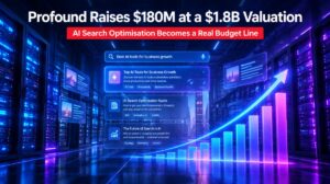 Profound Raises $180M at a $1.8B Valuation as AI Search Optimisation Becomes a Real Budget Line