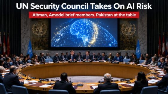 UN Security Council Holds Its First Meeting on AI Loss-of-Control Risk, With Pakistan at the Table
