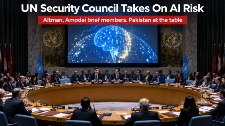 UN Security Council Holds Its First Meeting on AI Loss-of-Control Risk, With Pakistan at the Table