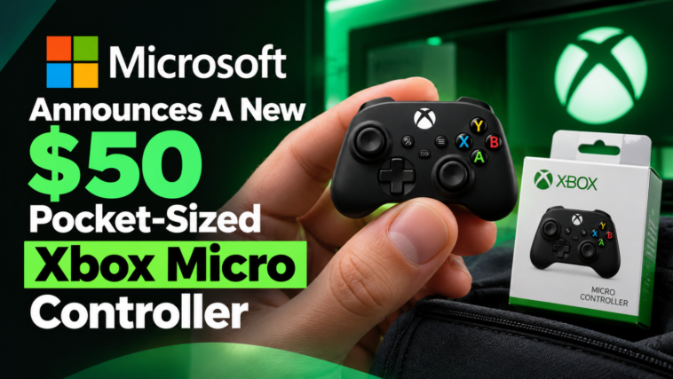 Microsoft Unveils New $50 Pocket-Sized Xbox Nano Controller