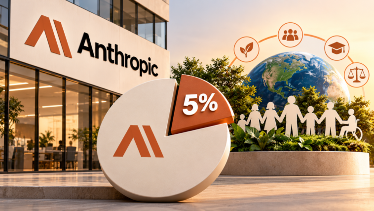 Anthropic announces it is dedicating 5% of its shares to a public interest fund