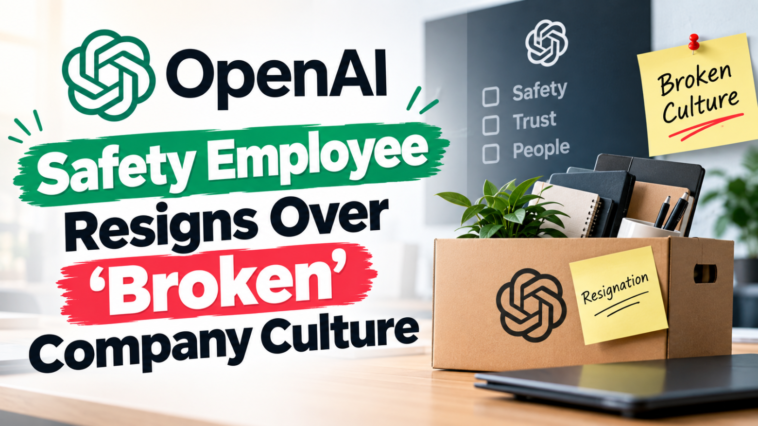 OpenAI Safety Employee Resigns, Says Company Culture Is Broken
