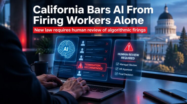 California Bars AI From Firing Workers Alone