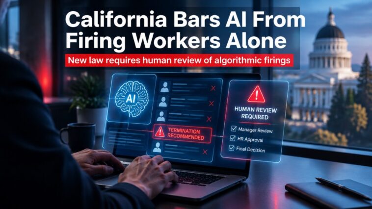 California Bars AI From Firing Workers Alone