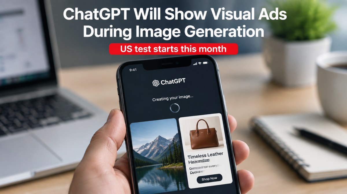 ChatGPT Will Show Visual Ads During Image Generation, Starting With a US Test