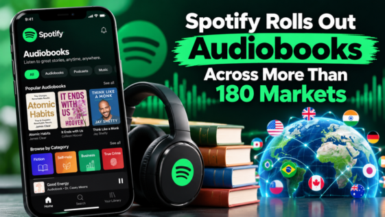Spotify Rolls Out Audiobooks Across More Than 180 Markets