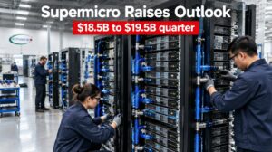 Supermicro Lifts First-Quarter Revenue Outlook to $18.5 Billion to $19.5 Billion
